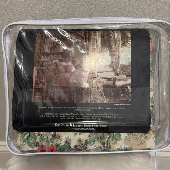 Ralph Lauren Vintage RARE “Brittany Multi" Floral Flat Queen Size Sheet! - Picture 4 of 5